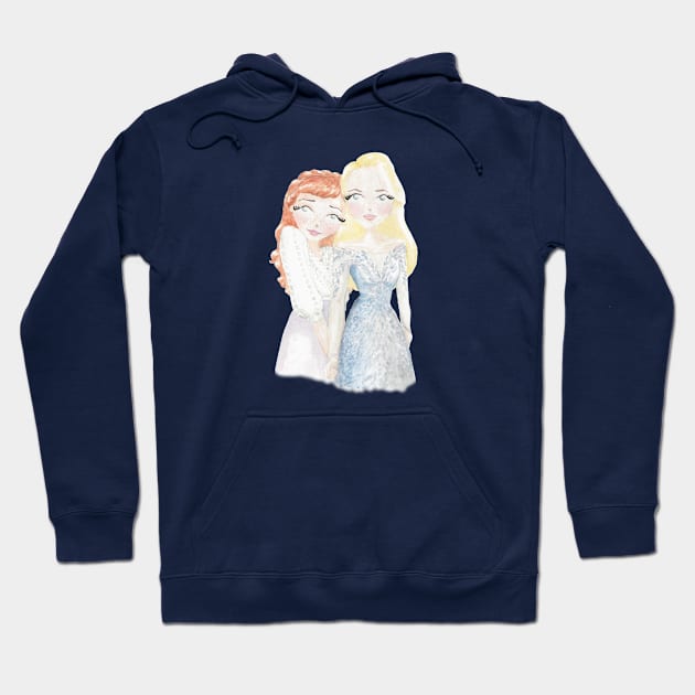 Sisters Hoodie by littlemoondance